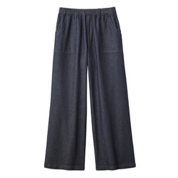 デニムワイドパンツ インディゴ M