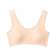 綿100％わたしサイズのらくちんブラジャー ベージュ 3L