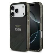 iPhone 17 Pro用 ASTON MARTIN-ARAMCO F1 マグセーフ対応 IMLケース バックカバー ブラック ARHMP17LUF1K
