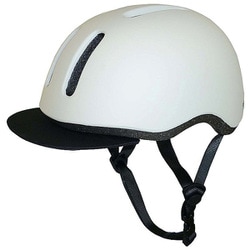 自転車 ヘルメット 中高生～大人用 ソフトシェル S-Mサイズ 頭囲52～56cm未満 バイザー付き SG規格 マットホワイト Agil Y-6468