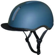 自転車 ヘルメット 中高生~大人用 ソフトシェル S-Mサイズ 頭囲52~56cm未満 バイザー付き SG規格 ダークブルー Agil Y-6469