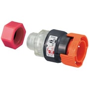 樹脂製テストプラグ 平行おねじ・検査キャップセット キャップ/ピンク TP7A-1316P-P-SET