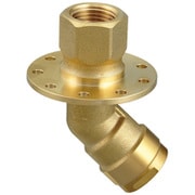 WL93型 床取出し金具用継手 角度調節用9孔付45°タイプ WL93-1313-9H-S