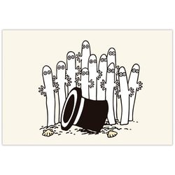 限定 ポストカード ムーミン ニョロニョロ ECO-851-255