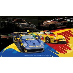 YCOMBO64017 1/64 ポルシェ 911 GT1 Blue Coral＆1997 D ROHR 2台セット [ダイキャストミニカー]