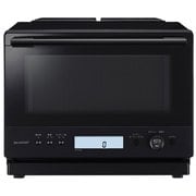 過熱水蒸気オーブンレンジ PLAINLY 30L 1段調理 縦開き ブラック RE-WF306-B