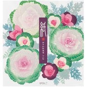 限定 便箋004 シルク 葉牡丹リース柄 81004006