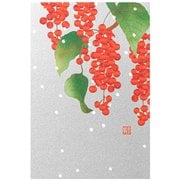 限定 ポストカード009 雪に赤い実柄 80009006