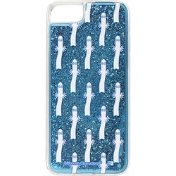 iPhone SE（第3世代）/SE（第2世代）/8/7/6s/6用 ムーミン/ラメ グリッターケース/ニョロニョロ_総柄 IJ-AP76LG1S/MT68