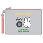 DBM-3181 Dick Bruna ミッフィー PVCフラットポーチ ミッフィー＆MUSIC