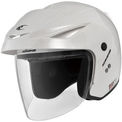 HK-1651 Jet Helmet ERA ll Pearl White M 01-1651