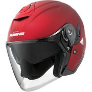 HK-172 FL Compositte FRP Jet Helmet Mat Metal Red M 01-172