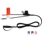 EK-104 12V Battery Harness Set Black Free 08-104