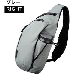 41650198 [METRO CROSSBODY RIGHT 左右2タイプ クロスボディバッグ 10L 右掛け（右肩側） GREY]