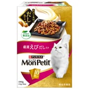 モンプチ ドライ ボックス 厳選 えび だし入り 190g [キャットフード ドライフード 猫用ドライ 無添加]