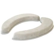 マシュマロ便座クッション 極厚 厚み5cm グレー MG-104
