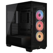 iCUE LINK 3500X LX-R RGB Tempered Glass Mid-Tower Black ミドルタワー型 PCケース CC-9011324-WW