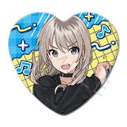 SYNC-GBC5HKB-ZD ガールズバンドクライ ハート型缶バッジ 第5弾 河原木桃香