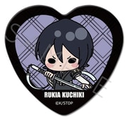SYNC-BLCHKB-B BLEACH 千年血戦篇 ハート型缶バッジ 朽木ルキア