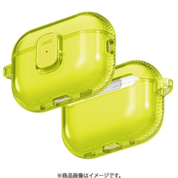 UNIQ GLASE PRO AirPods Pro 3用 LOCK ケース LIGHT LIME UNIQ-AIRPODSPRO3-GLSPLLIM