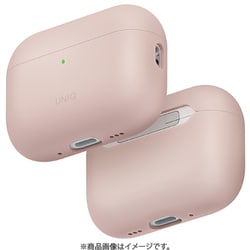 UNIQ LINO HYBRID LIQUID SILICON AirPods Pro 3用 ケース BLUSH PINK UNIQ-AIRPODSPRO3-LINOBLPINK
