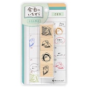 木製スタンプ 余白にいたずら ことり 2047703