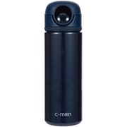 シーモン(c-mon) 指紋センサー付き真空断熱ボトル 500ml ミッドナイトネイビー CM01-500MNV