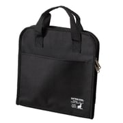 アウトドア 鉄板 マルチグリドル ラウンドグリルバッグ 25cm用 収納バッグ クッション材入り ポケット付き ブラック UG-1599