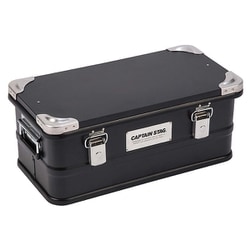 アウトドア コンテナ ブラック アルミコンテナボックス 容量30L 取っ手付き スタッキング可能 UW-1549