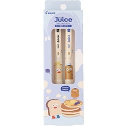 限定 ゲルインキボールペン ジュース 0.5mm 2色セット 黒インキ/青インキ ブランチブラザー トーストとピーナッツ LJUEFB252C-TPE