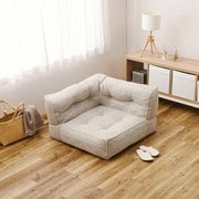 フロアソファ レトア コーナーソファ 80X80X50cm グレー