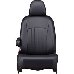 シートカバー 全席セット NV200バネットバン / デリカバン ライン ブラック×ブラックステッチ 43ENB5207KK