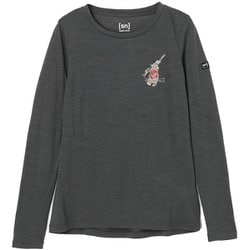 Wリルスキーバニーロングスリーブ レディース カットソー DARK SHADOW MELANGE（11G） Sサイズ SNWP04082