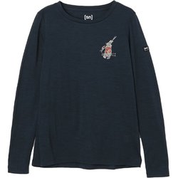 Wリルスキーバニーロングスリーブ レディース カットソー BLUEBERRY（W55） Sサイズ SNWP04082