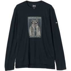 ベアスキーロングスリーブ メンズ カットソー BLUEBERRY（W55） XLサイズ SNMP02072