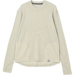 JP190ワッフルクルーネックロングスリーブ2 ユニセックス カットソー Sand Gray（254） Sサイズ SNUJ10110