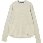 JP190ワッフルクルーネックロングスリーブ2 ユニセックス カットソー Sand Gray（254） Sサイズ SNUJ10110