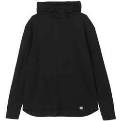 JP190ワッフルフーディーロングスリーブ2 ユニセックス フーディー Smoke Black（J164） Sサイズ SNUJ10111