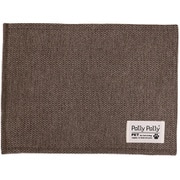 ランチョンマット ペット用 40×30cm 撥水加工 滑り止め 洗える ブラウン PT6210