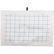 食器乾燥マット 水切りマット 吊りひも付き 速乾 吸水 丸洗い 33×50cm ライトブルー Line ライン K75233