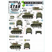 SD48-B1025 1/48 デカール 現用 フランス インドシナ戦争 #2 M8 HMC 75mm自走榴弾砲 [プラモデル用品]