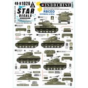SD48-B1026 1/48 デカール 現用 フランス インドシナ戦争 #3 R.B.C.E.O.のM4シャーマン戦車とM36駆逐戦車 M4/M4A1/M4コンポジット/M4（105mm）/M36B2 [プラモデル用品]