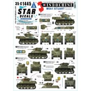 SD35-C1445 1/35 デカール 現用 フランス インドシナ戦争 #7 M5A1スチュアート軽戦車 初期/後期生産車 [プラモデル用品]