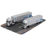 334545 Nスケール ディスプレイモデル トラックトレーラーコレクション 佐川急便 トラックトレーラー 2台セット [鉄道模型用品]