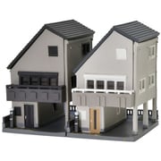 338000 Nスケール ストラクチャー 塗装済キット 建コレ016-6 狭小住宅A6 [鉄道模型用品]