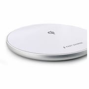 ワイヤレス充電パッド 超スリムタイプ ホワイト AWJ-PD9N WH