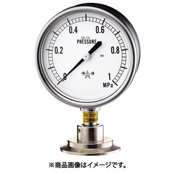 右下 隔膜式圧力計 FE型 FE-2-0.4MPA