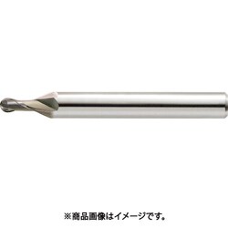 HMGコート2枚刃高硬度材加工用ボール R0.05×刃長0.1×全長50×シャンク径4 HGB2001-0010