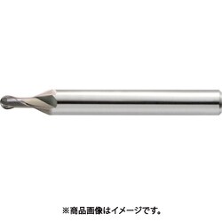 HMGコート2枚刃高硬度材加工用ボール R0.15×刃長0.45×全長50×シャンク径4 HGB2003-0045