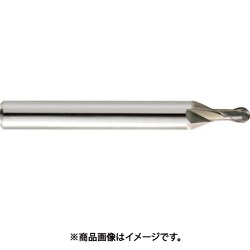 HMGコート2枚刃高硬度材加工用ボール R0.25×刃長0.75×全長50×シャンク径4 HGB2005-0075